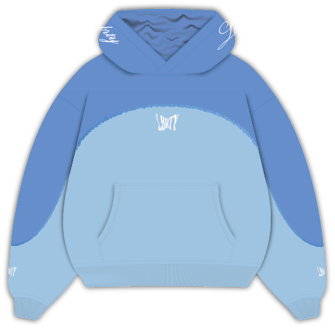 Gradient Hoodie Blue