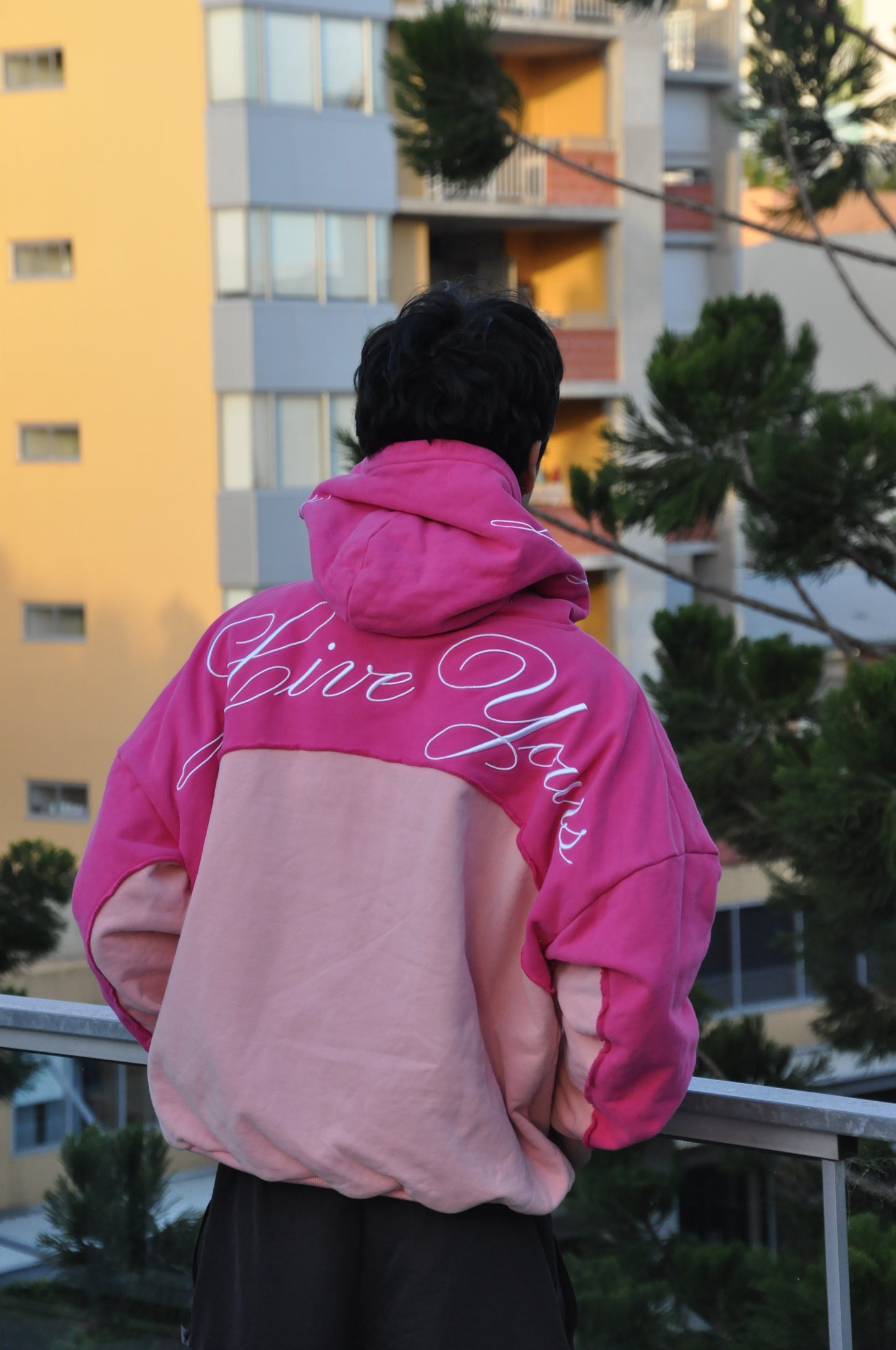 Gradient Hoodie Pink