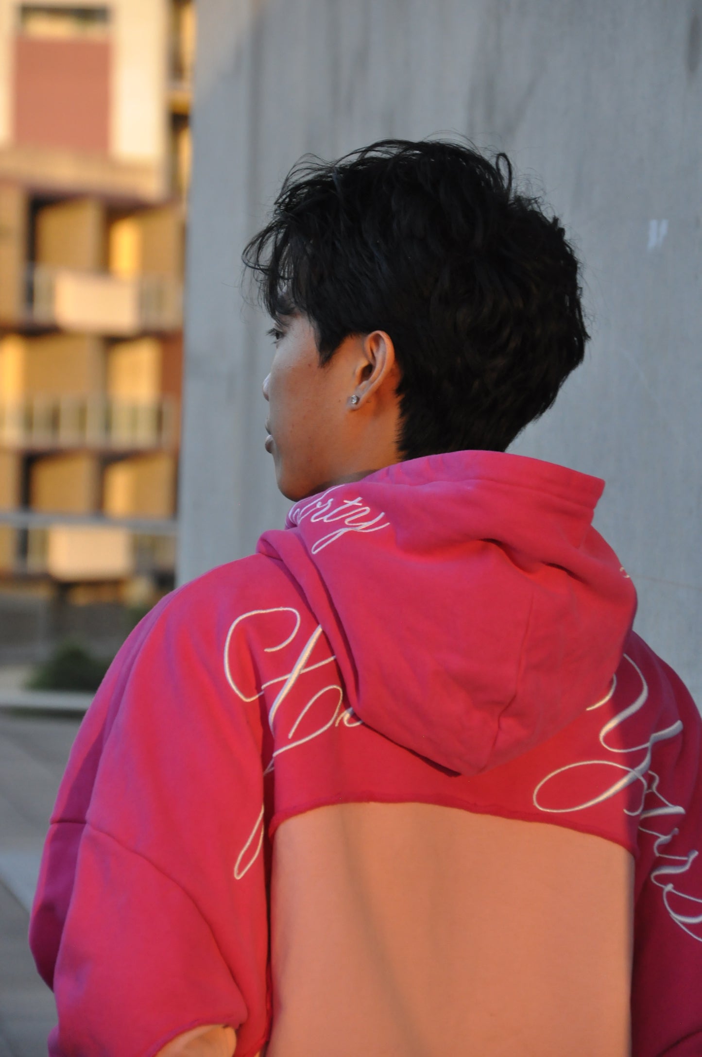 Gradient Hoodie Pink