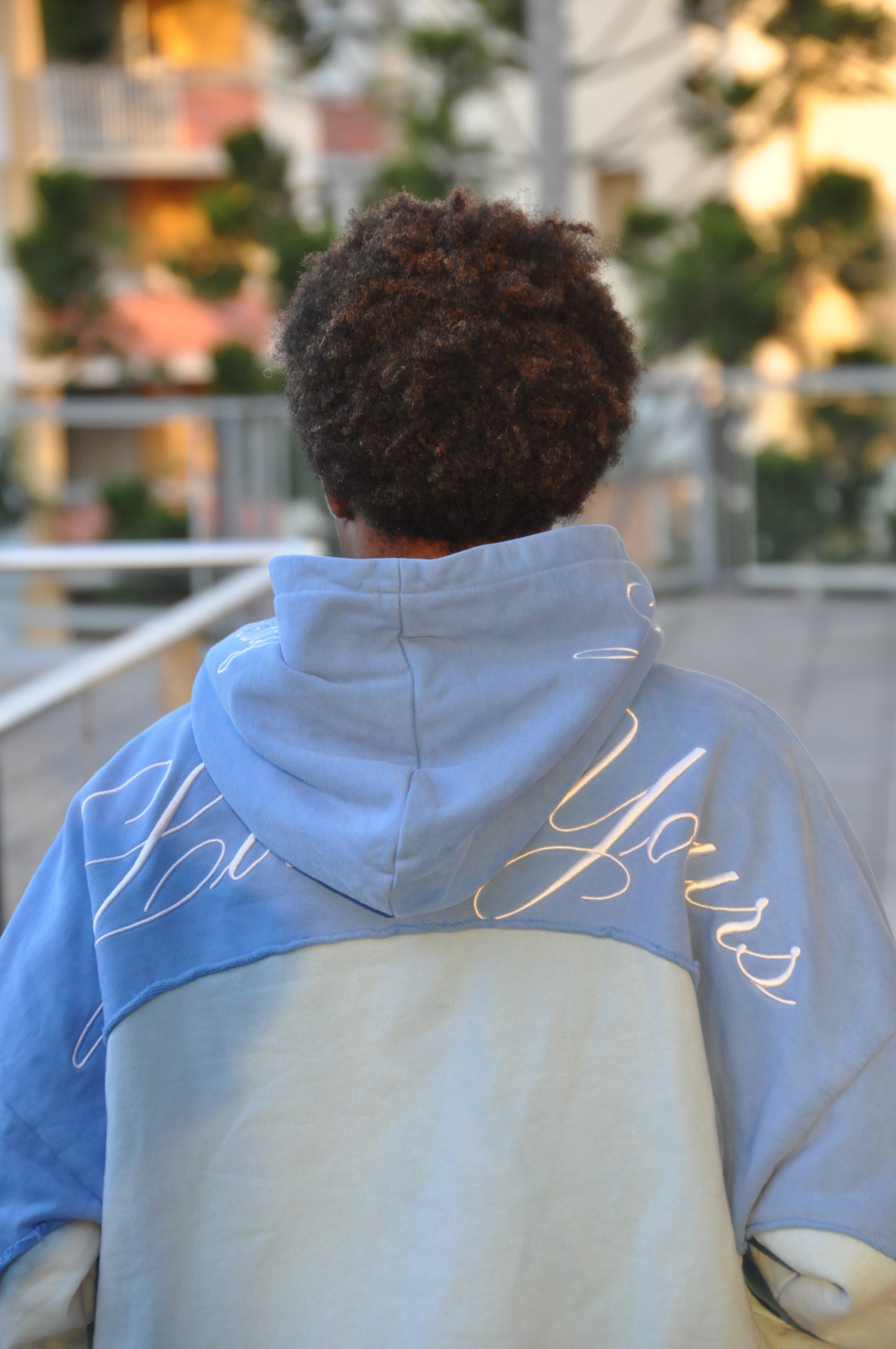 Gradient Hoodie Blue