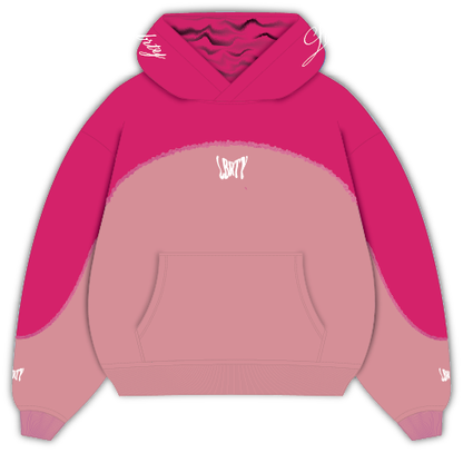 Gradient Hoodie Pink