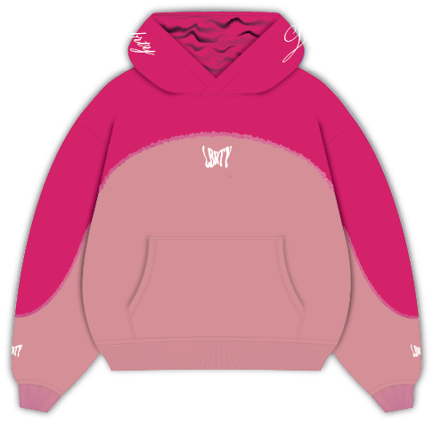 Gradient Hoodie Pink